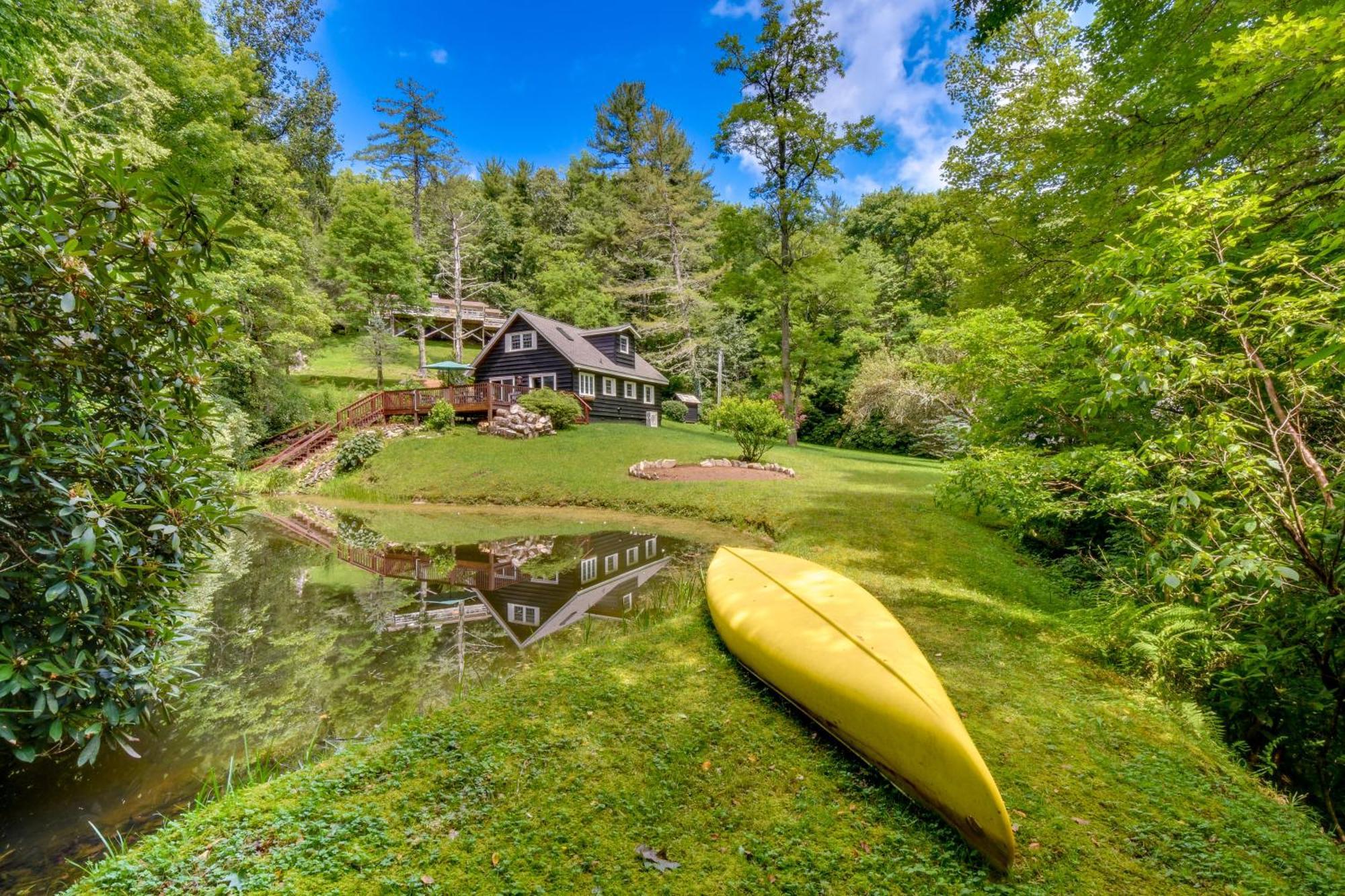 Enchanting Highlands Cottage With Pond And Falls! Eksteriør bilde