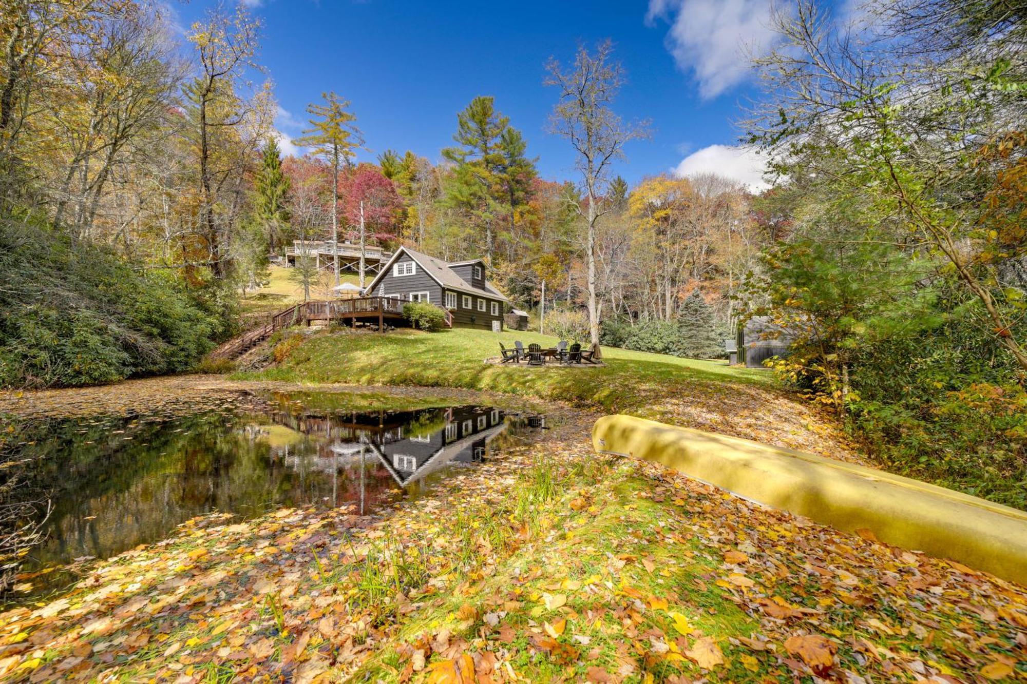 Enchanting Highlands Cottage With Pond And Falls! Eksteriør bilde