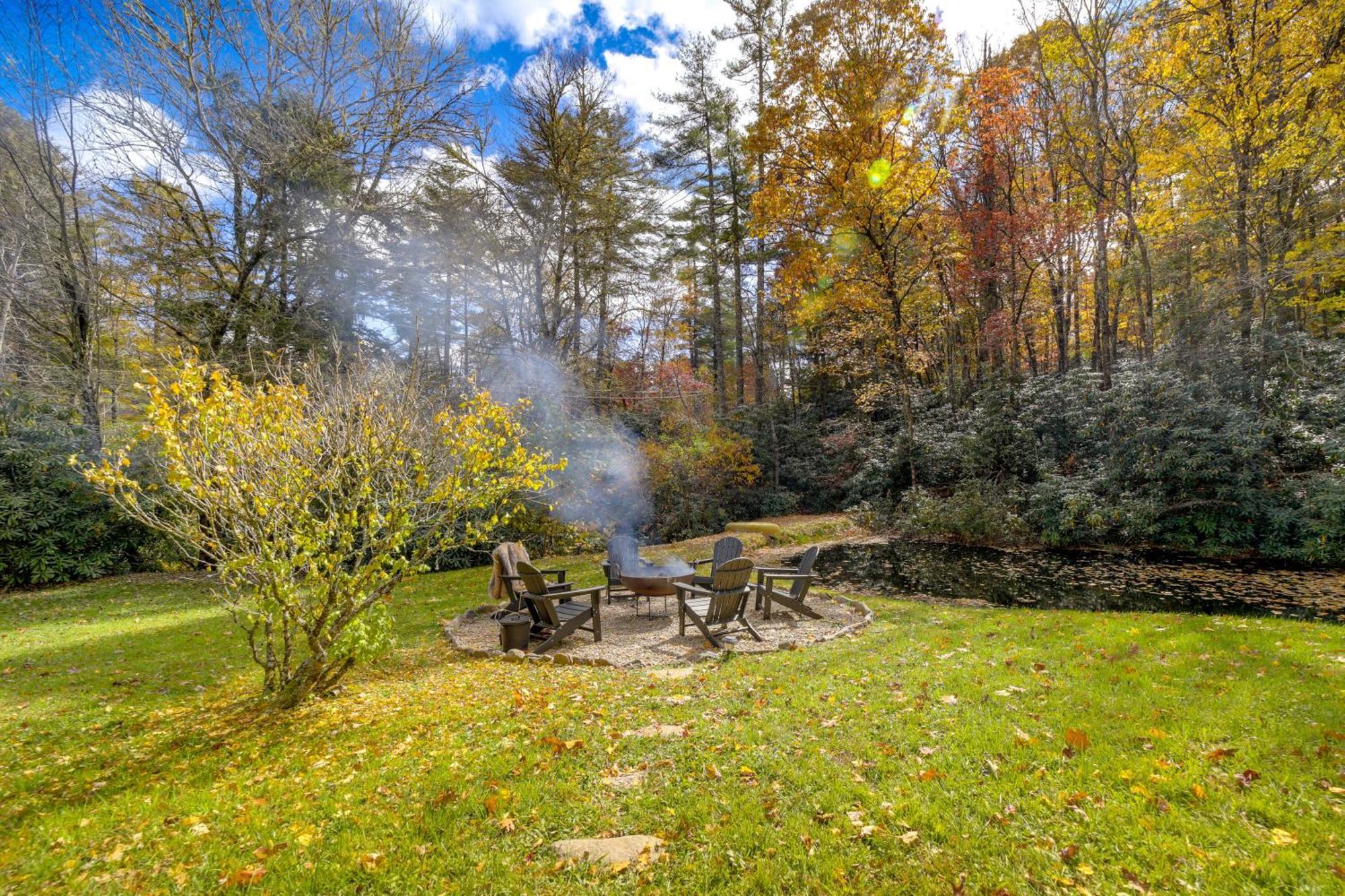 Enchanting Highlands Cottage With Pond And Falls! Eksteriør bilde